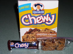 Quaker granola bars